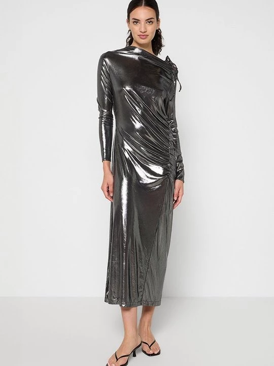 Foto van product Cocktailjurk BIMBA Y LOLA zilverkleurig