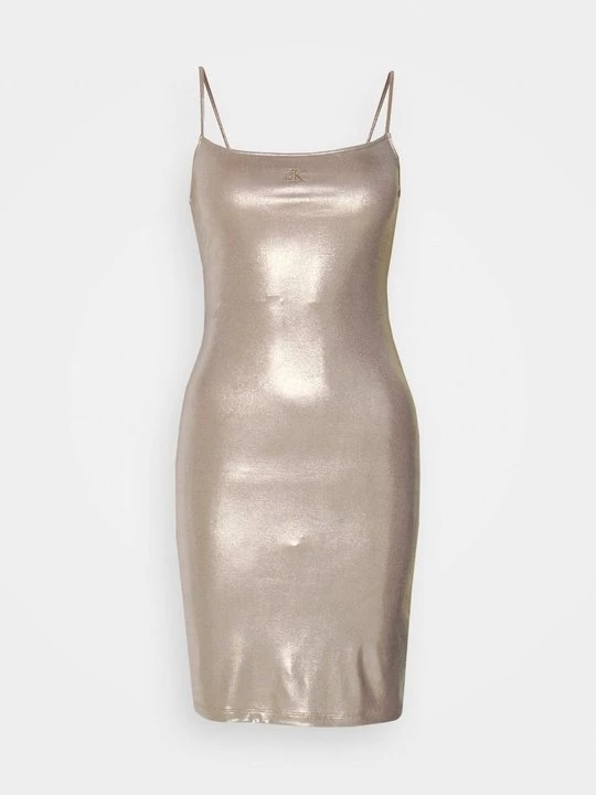 Foto van product Cocktailjurk Calvin Klein Jeans goudkleurig