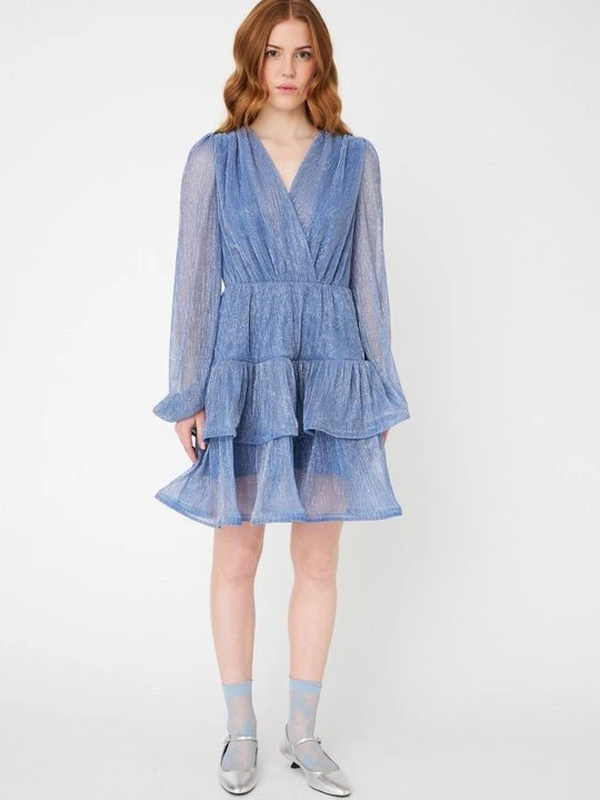 Foto van product Cocktailjurk Cras lichtblauw