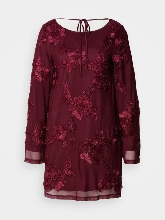 Foto van product Cocktailjurk Gina Tricot donkerrood