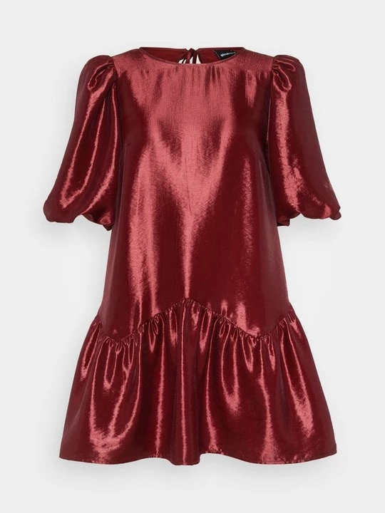 Foto van product Cocktailjurk Gina Tricot donkerrood