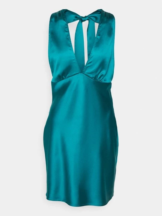Foto van product Cocktailjurk Gina Tricot turquoise