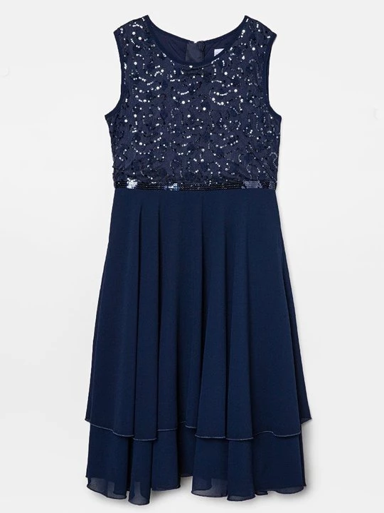 Foto van product Cocktailjurk Happy Girls donkerblauw
