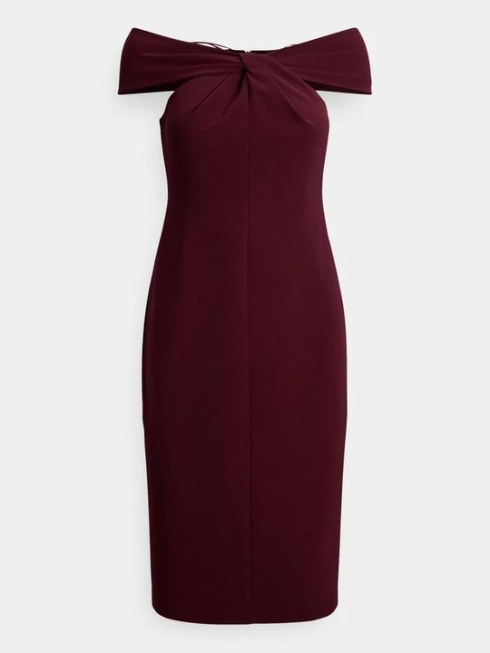 Foto van product Cocktailjurk Lauren Ralph Lauren bordeauxrood