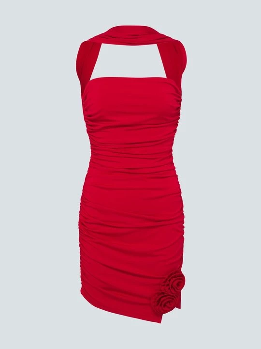 Foto van product Cocktailjurk LeGer rood