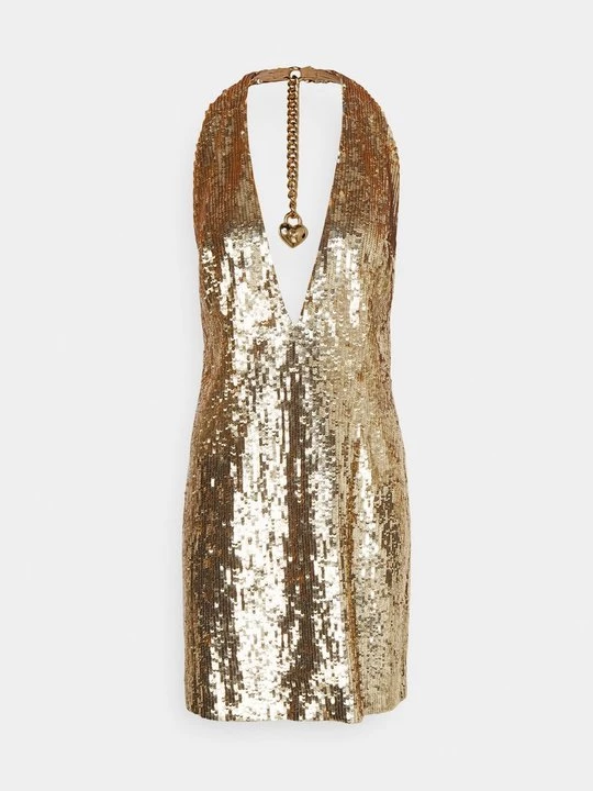 Foto van product Cocktailjurk MOSCHINO goudkleurig