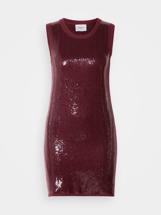 Foto van product Cocktailjurk Pepe Jeans bordeauxrood