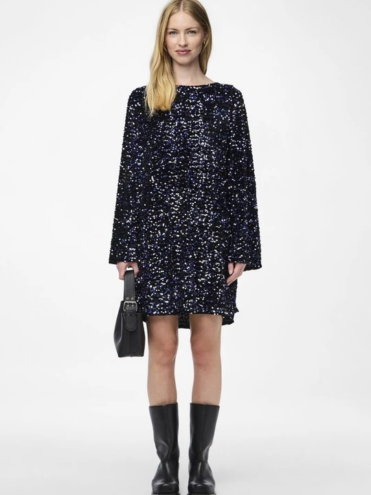 Foto van product Cocktailjurk Pieces donkerblauw