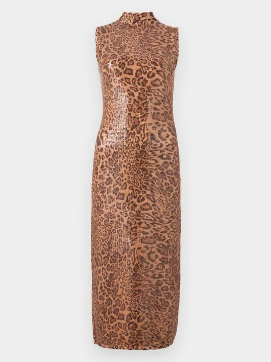 Foto van product Cocktailjurk TWINSET gemêleerd bruin