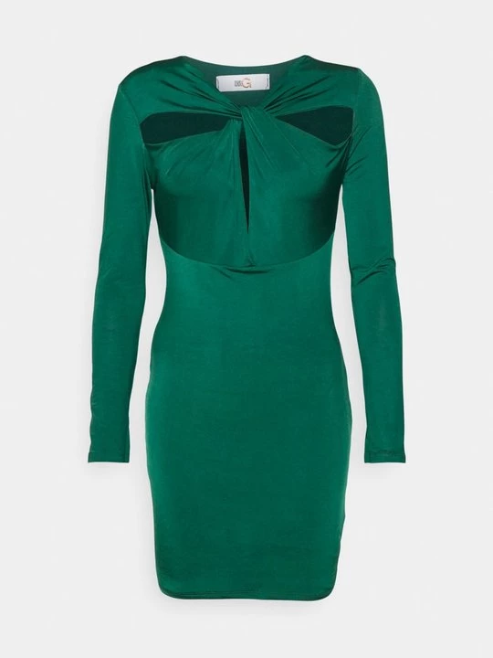 Foto van product Cocktailjurk WAL G. donkergroen gemêleerd
