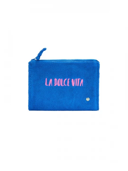 Foto van product CODELLO Make up tas 'La Dolce Vita' blauw
