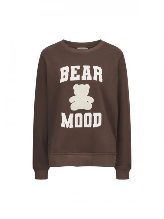 Foto van product CODELLO Sweatshirt bruin / wit
