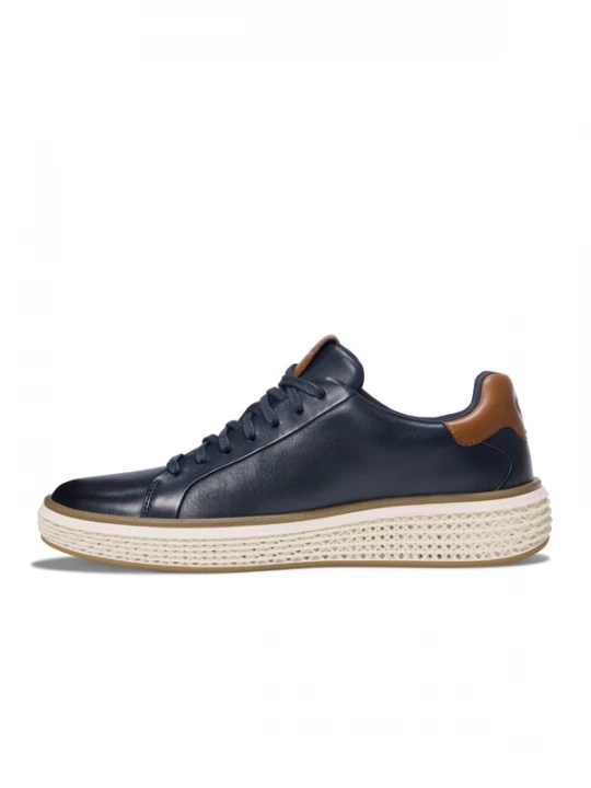 Foto van product Cole Haan Sportieve veterschoen 'GrandPrø Court Skyweave' donkerblauw / bruin