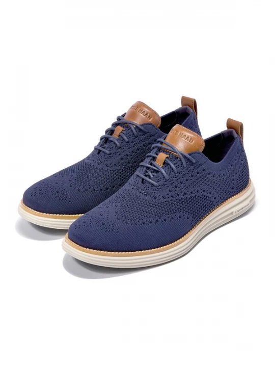 Foto van product Cole Haan Veterschoen beige / donkerblauw