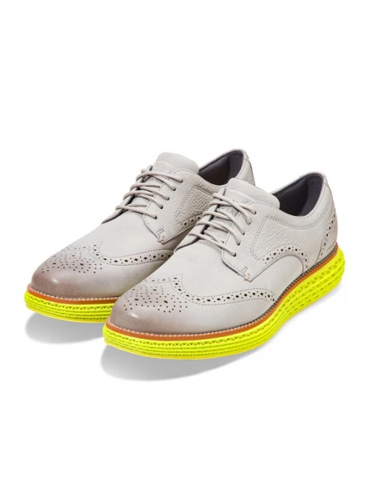 Foto van product Cole Haan Veterschoen lichtgrijs / neongroen