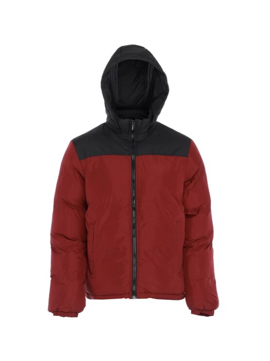 Foto van product Colina Winterjas karmijnrood / zwart
