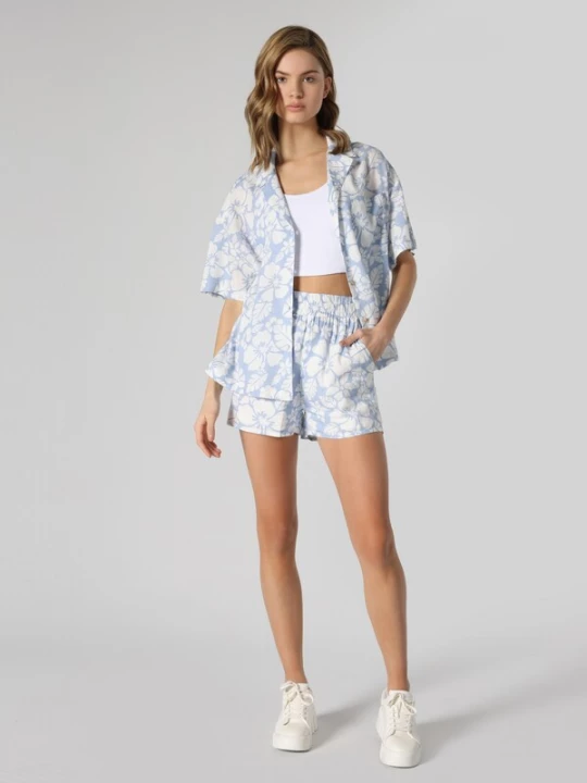 Foto van product Colin's Broek lichtblauw / wit