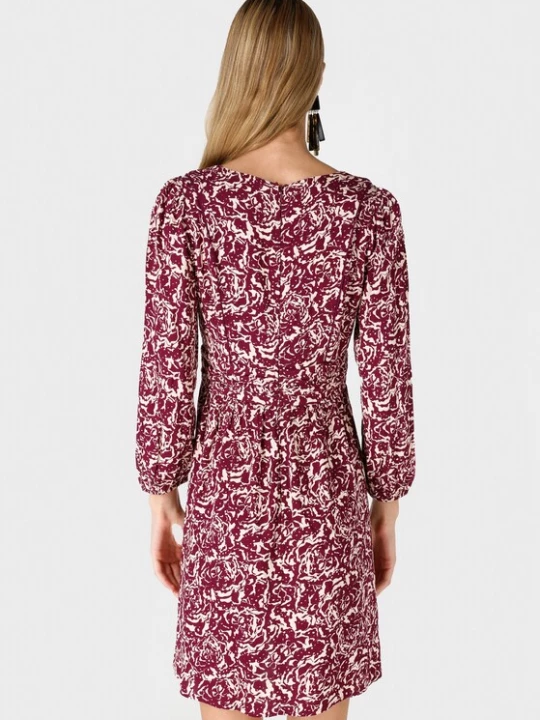Foto van product Colin's Jurk bourgogne / wit