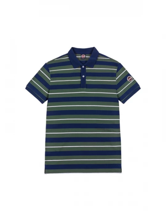 Foto van product Colmar Shirt donkerblauw / donkergroen / wit