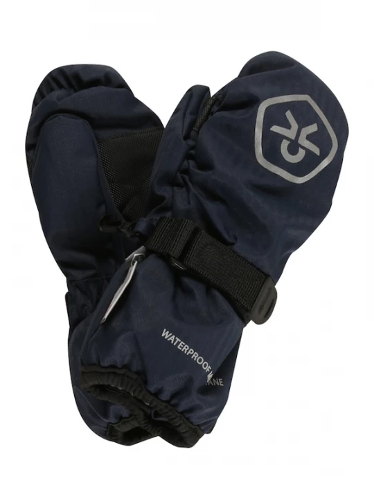 Foto van product COLOR KIDS Handschoenen 'Mittens' ultramarine blauw / zilvergrijs