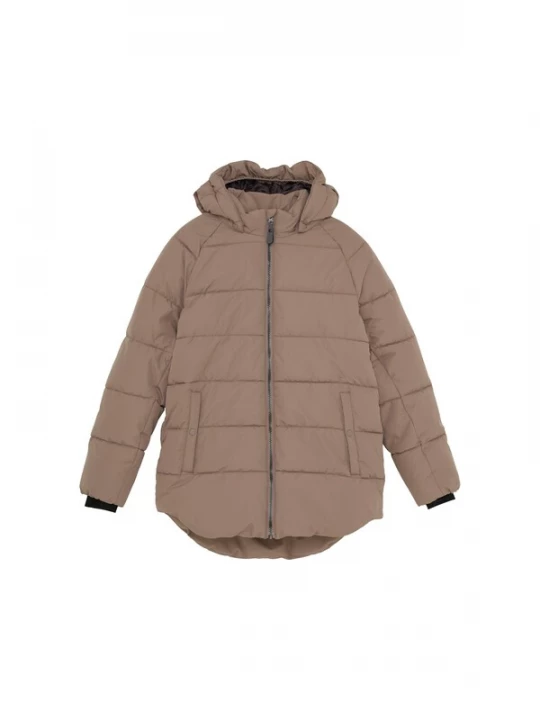 Foto van product COLOR KIDS Mantel ' COJacket - Quilt & Long ' bruin / oudroze