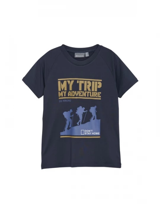 Foto van product COLOR KIDS Shirt blauw / nachtblauw / mosterd / wit