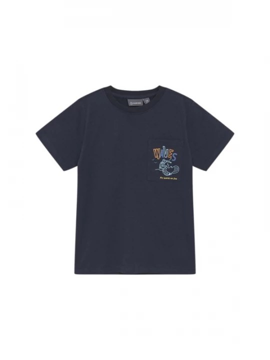 Foto van product COLOR KIDS Shirt ' COT-shirt mit Backprint' nachtblauw