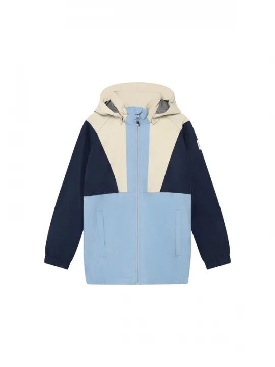 Foto van product COLOR KIDS Tussenjas ' COJacket - Colorblock ' beige / lichtblauw / donkerblauw