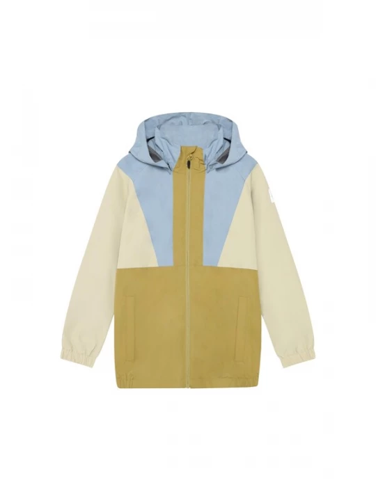 Foto van product COLOR KIDS Tussenjas ' COJacket - Colorblock ' beige / lichtblauw / mosterd