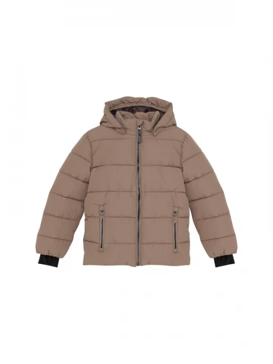 Foto van product COLOR KIDS Winterjas ' COJacket Quilt ' lichtbruin / oudroze