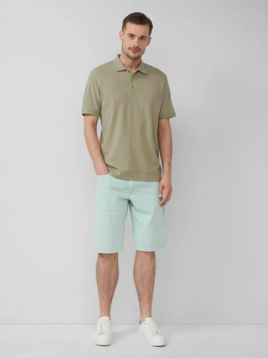 Foto van product Coloured denim bermuda / regular fit / mid rise s.Oliver