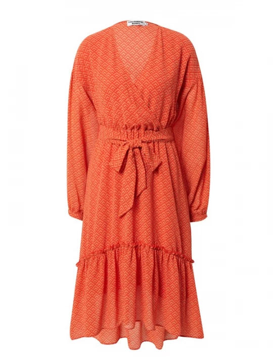 Foto van product Colourful Rebel Jurk 'Embla' oranje / donkeroranje