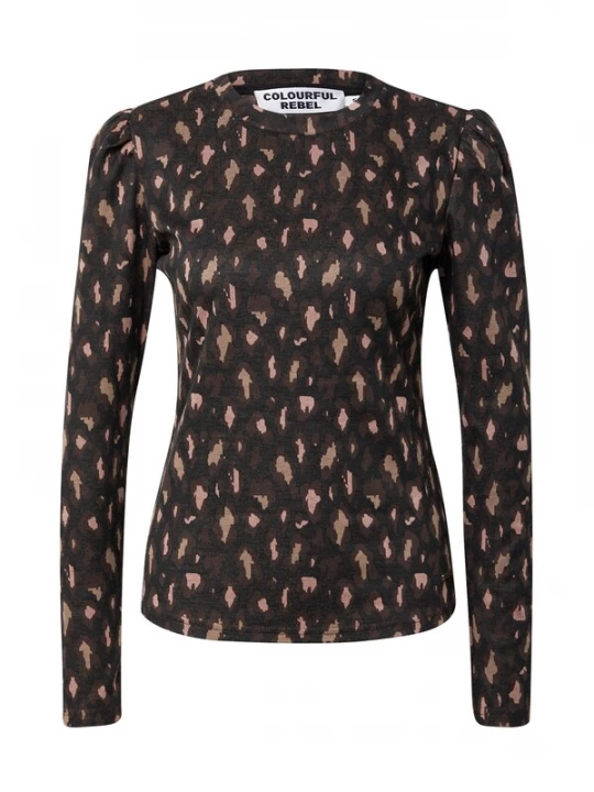 Foto van product Colourful Rebel Shirt 'Joss' bruin / lichtbruin / antraciet