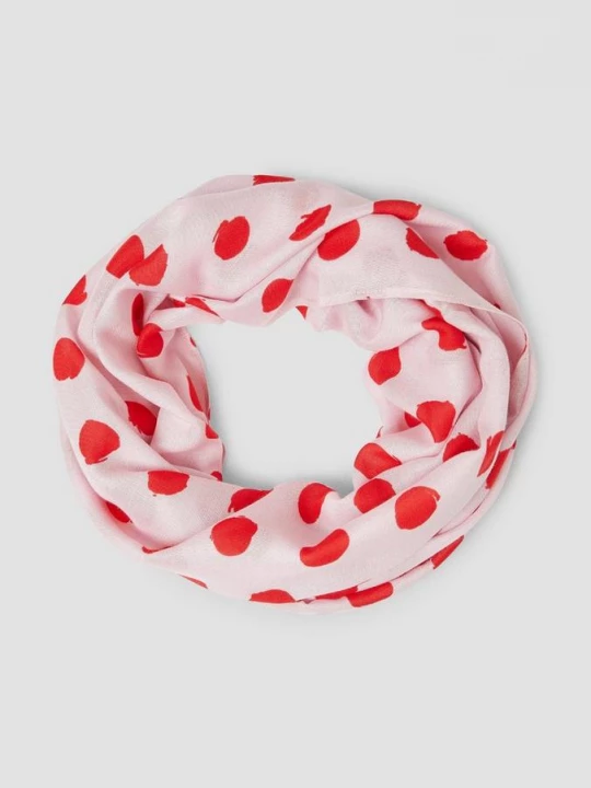 Foto van product Colsjaal van viscose met artwork s.Oliver roze
