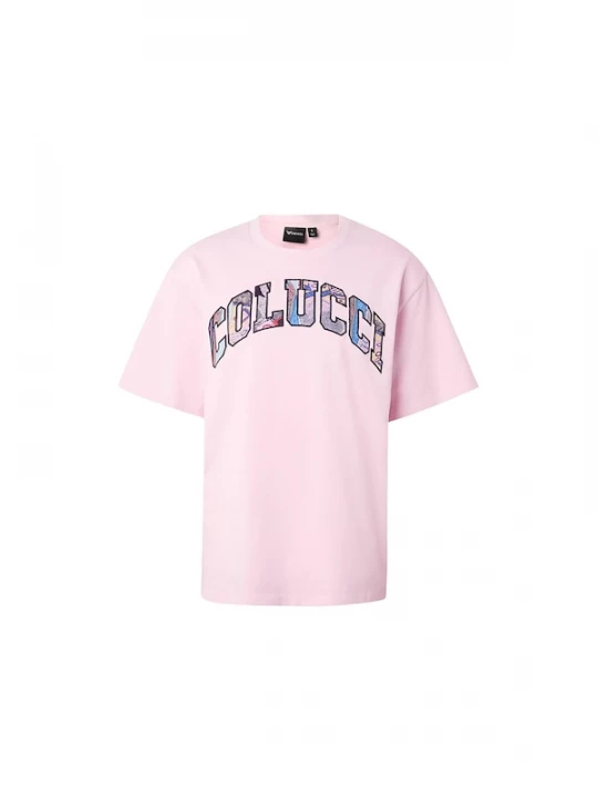 Foto van product Colucci Shirt blauw / geel / rosa / zwart