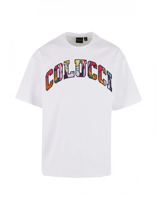 Foto van product Colucci Shirt 'College Logo' blauw / geel / pink / rood / wit