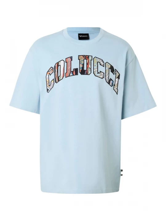 Foto van product Colucci Shirt 'College Logo' lichtblauw