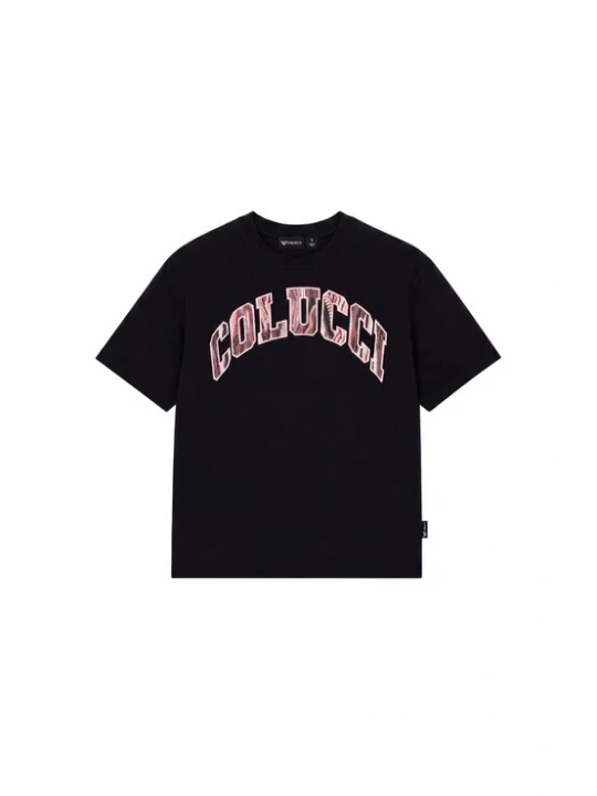 Foto van product Colucci Shirt 'College' rood / zwart / wit