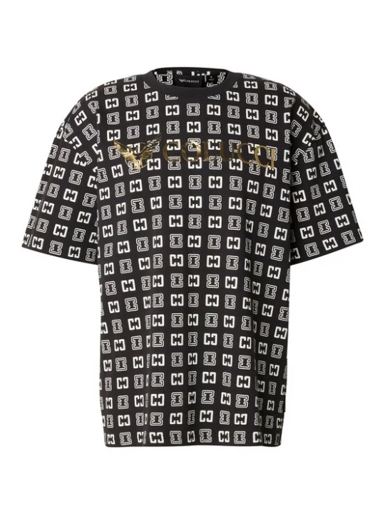 Foto van product Colucci Shirt 'Ferrarin' goud / zwart / wit