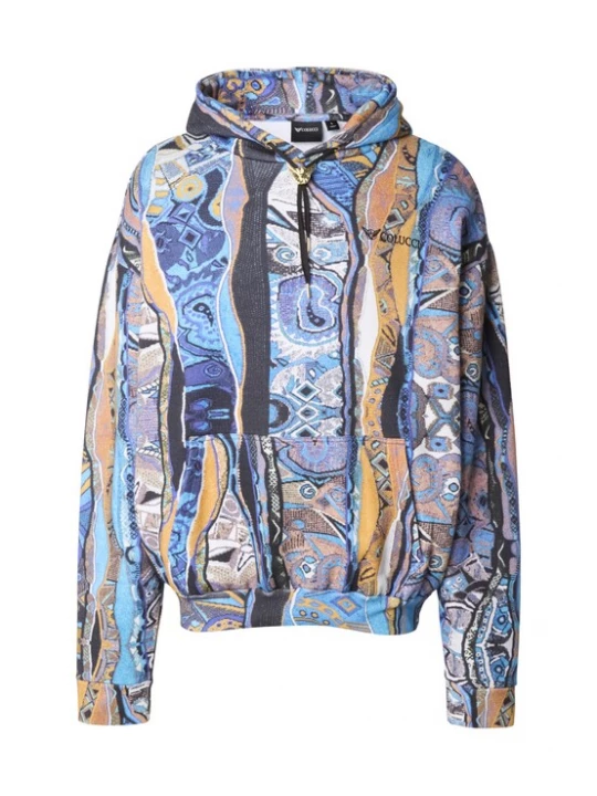 Foto van product Colucci Sweatshirt 'Essential' blauw / cappuccino / grijs / zwart / wit