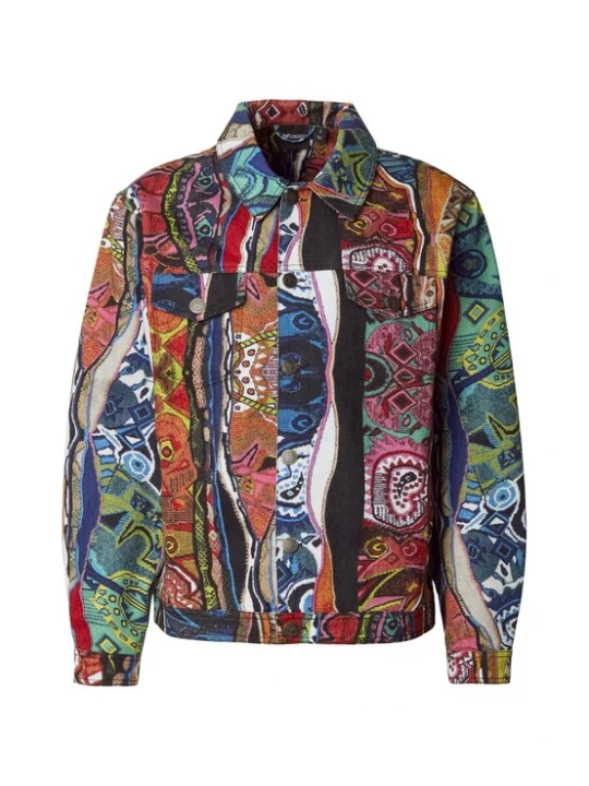 Foto van product Colucci Tussenjas blauw / groen / rood / wit