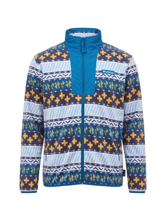 Foto van product COLUMBIA Funktionele fleece-jas 'Sequoia Grove™ II' blauw / navy / lichtblauw / geel
