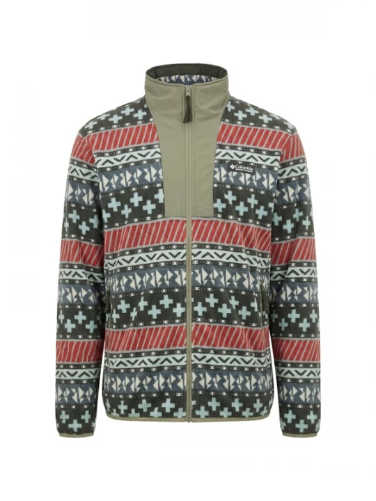 Foto van product COLUMBIA Funktionele fleece-jas 'Sequoia Grove™ II' turquoise / smoky blue / groen / rood