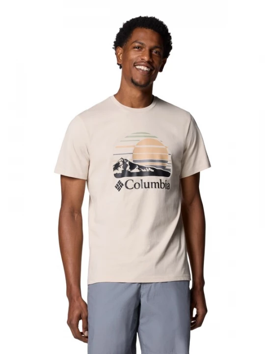 Foto van product COLUMBIA Shirt 'Columbia Path Lake II Graphic' beige