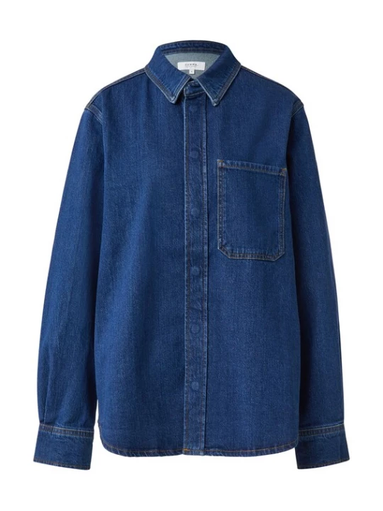 Foto van product COMMA Blouse blauw denim