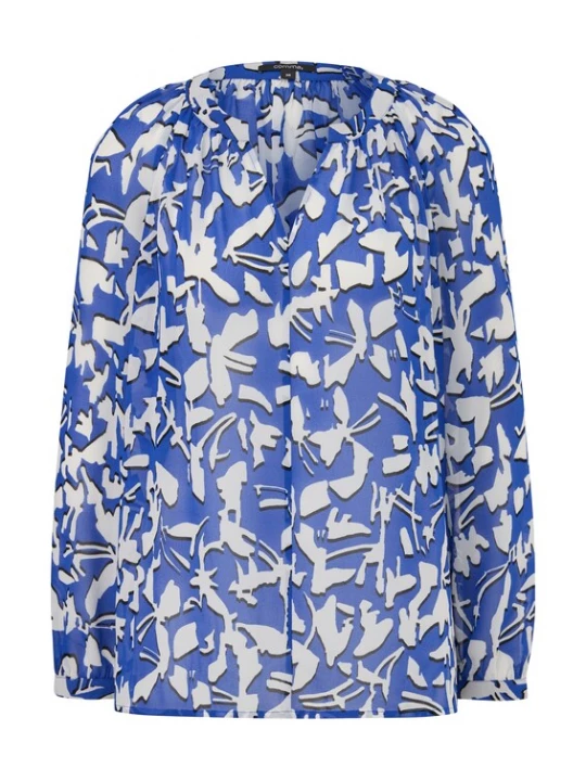 Foto van product COMMA Blouse blauw / wit