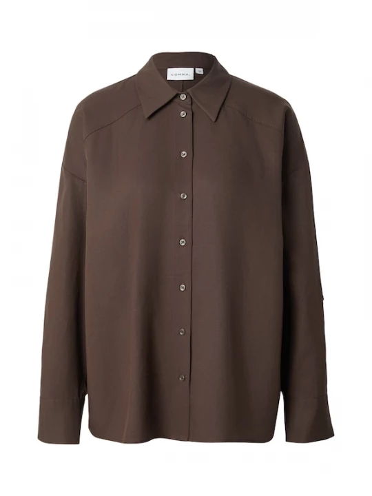 Foto van product COMMA Blouse donkerbruin