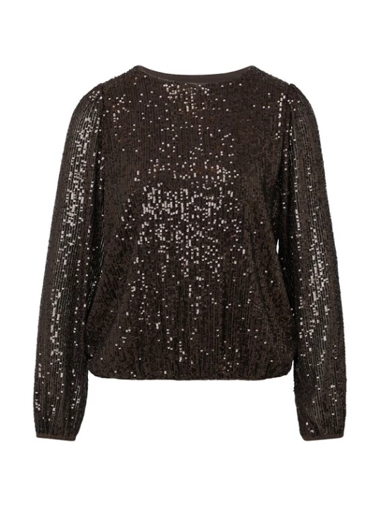 Foto van product COMMA Blouse donkerbruin