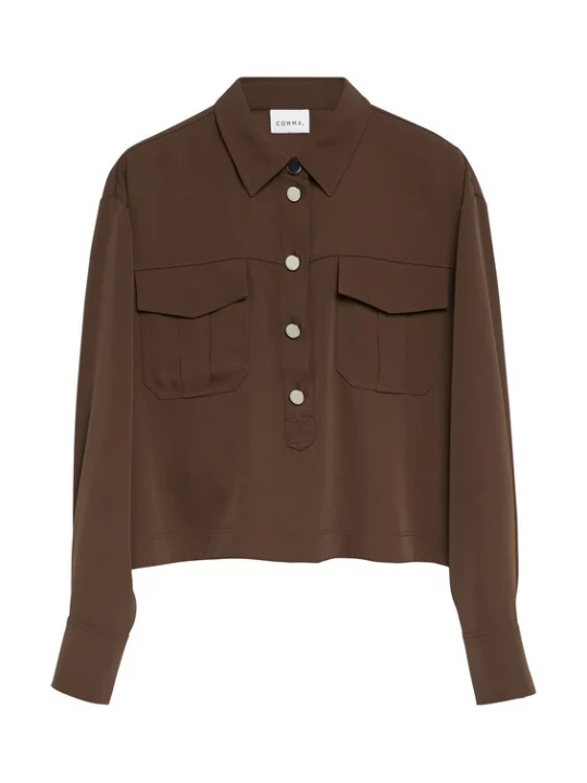 Foto van product COMMA Blouse donkerbruin