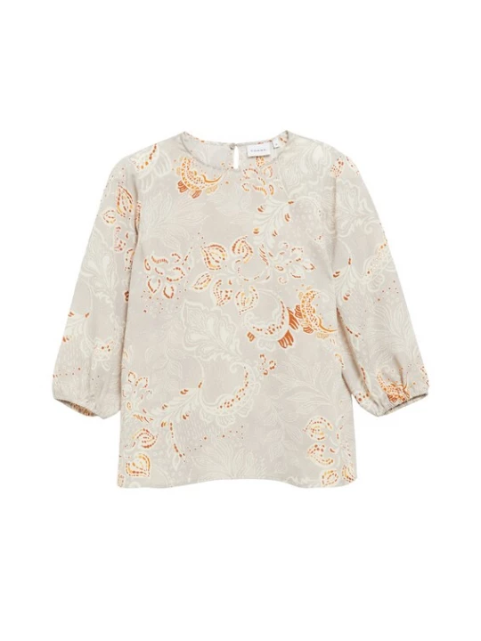 Foto van product COMMA Blouse ecru / sand / lichtoranje / donkeroranje